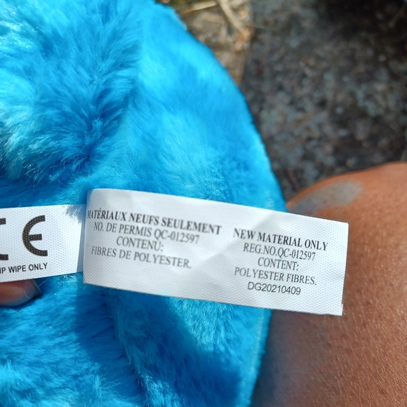 ✓Zuru Rainbowcorn Blue Parrot Unicorn Plush Pink Heart Stuff Toy Glitter Eyes - Picture 8 of 9